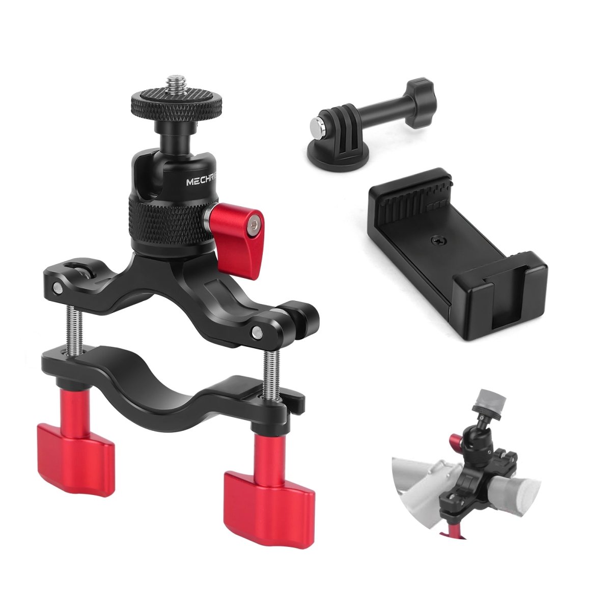 360° Rotatable Handlebar Mount – Universal Compatibility for Phones, GoPro & More - CAME - TV
