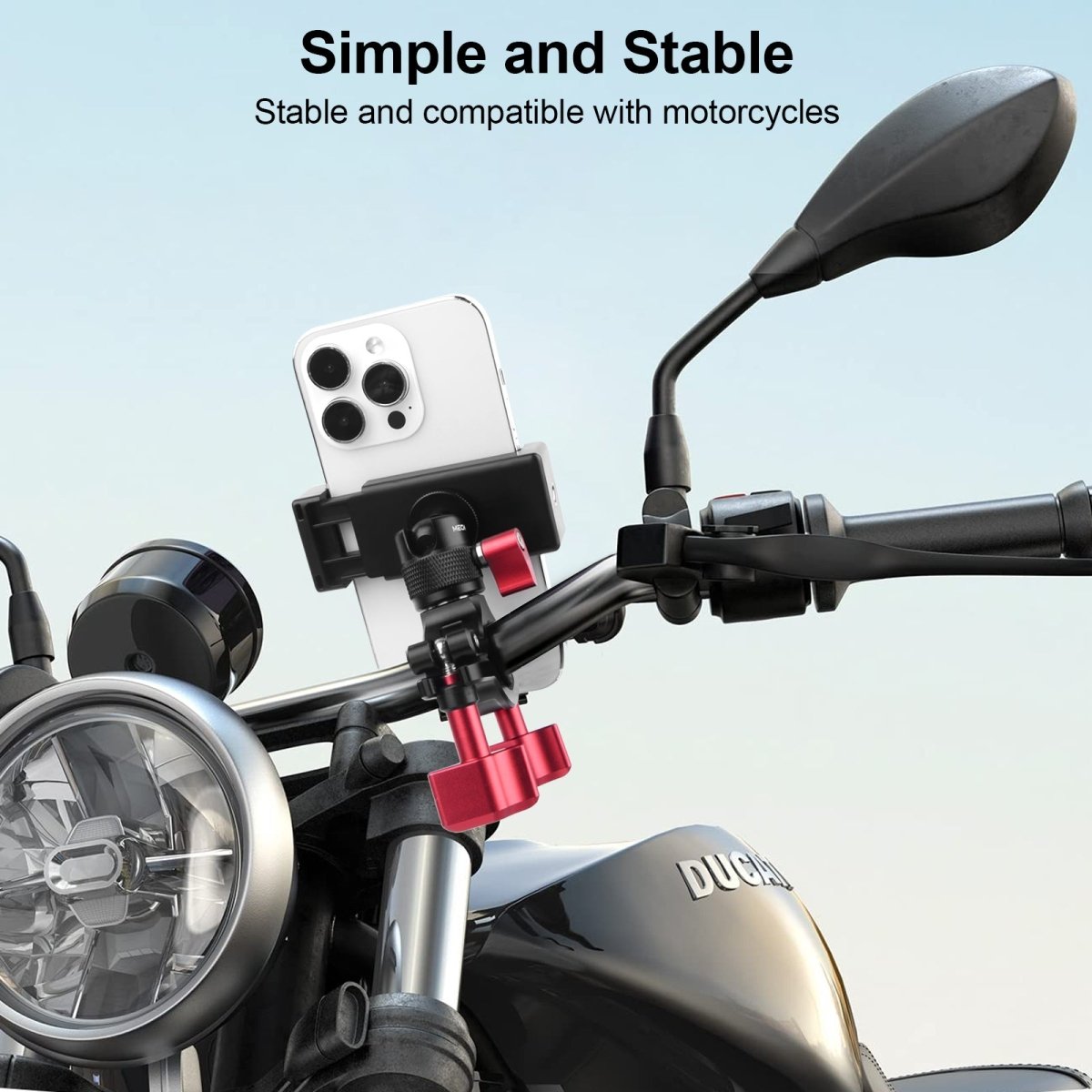 360° Rotatable Handlebar Mount – Universal Compatibility for Phones, GoPro & More - CAME - TV