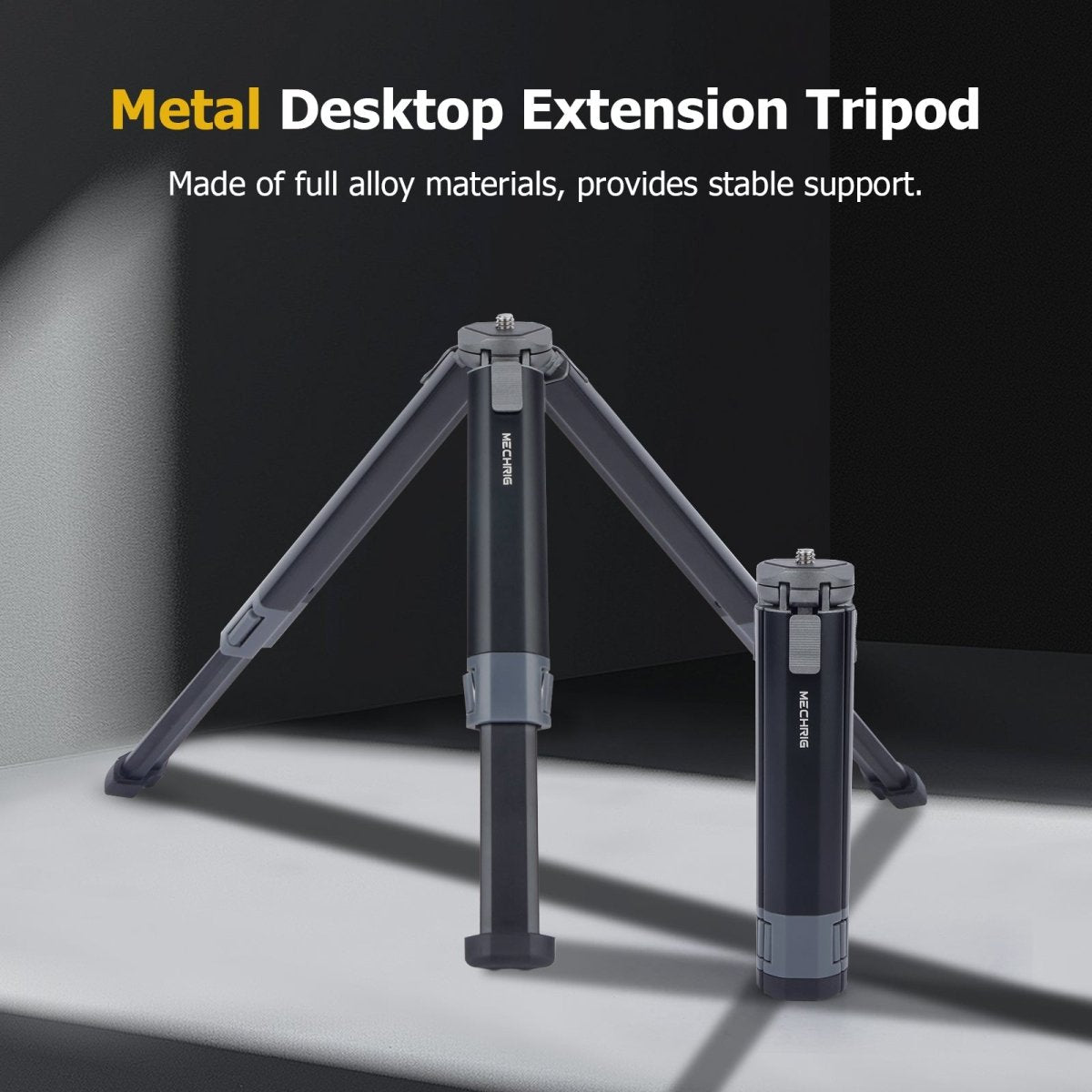 Mechrig 170mm Extendable Two - Section Tripod with Two - angle Adjustable - CAME - TV