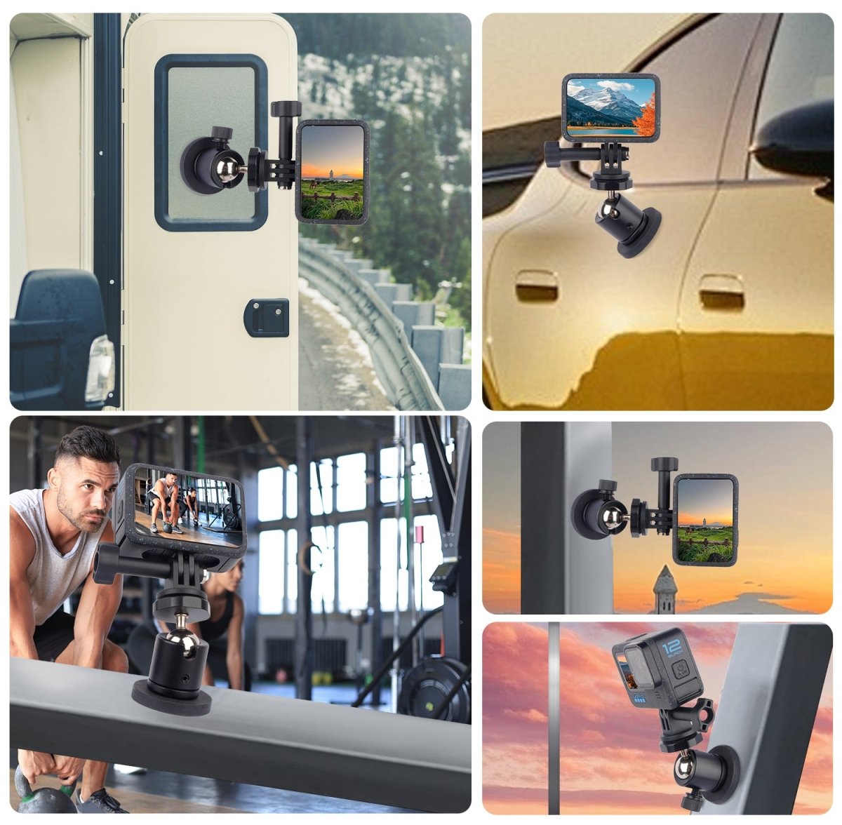 Mechrig 360° Ball Head High Magnet Base for Multi - Device - CAME - TV