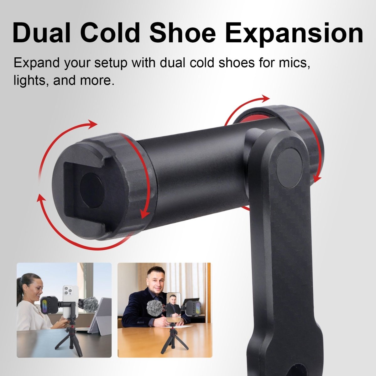 Mechrig 360° Rotation 3 - Section Telescopic Tripod - CAME - TV