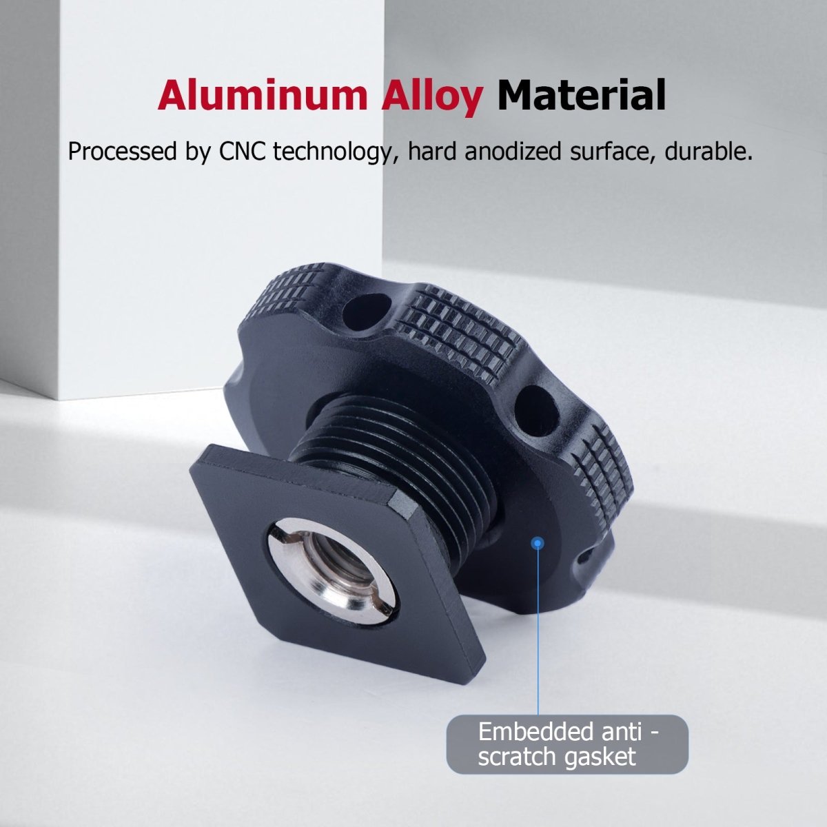 Mechrig Camera Adapter with Hot Shoe 3/8" and 1/4" Threaded Hole - CAME - TV