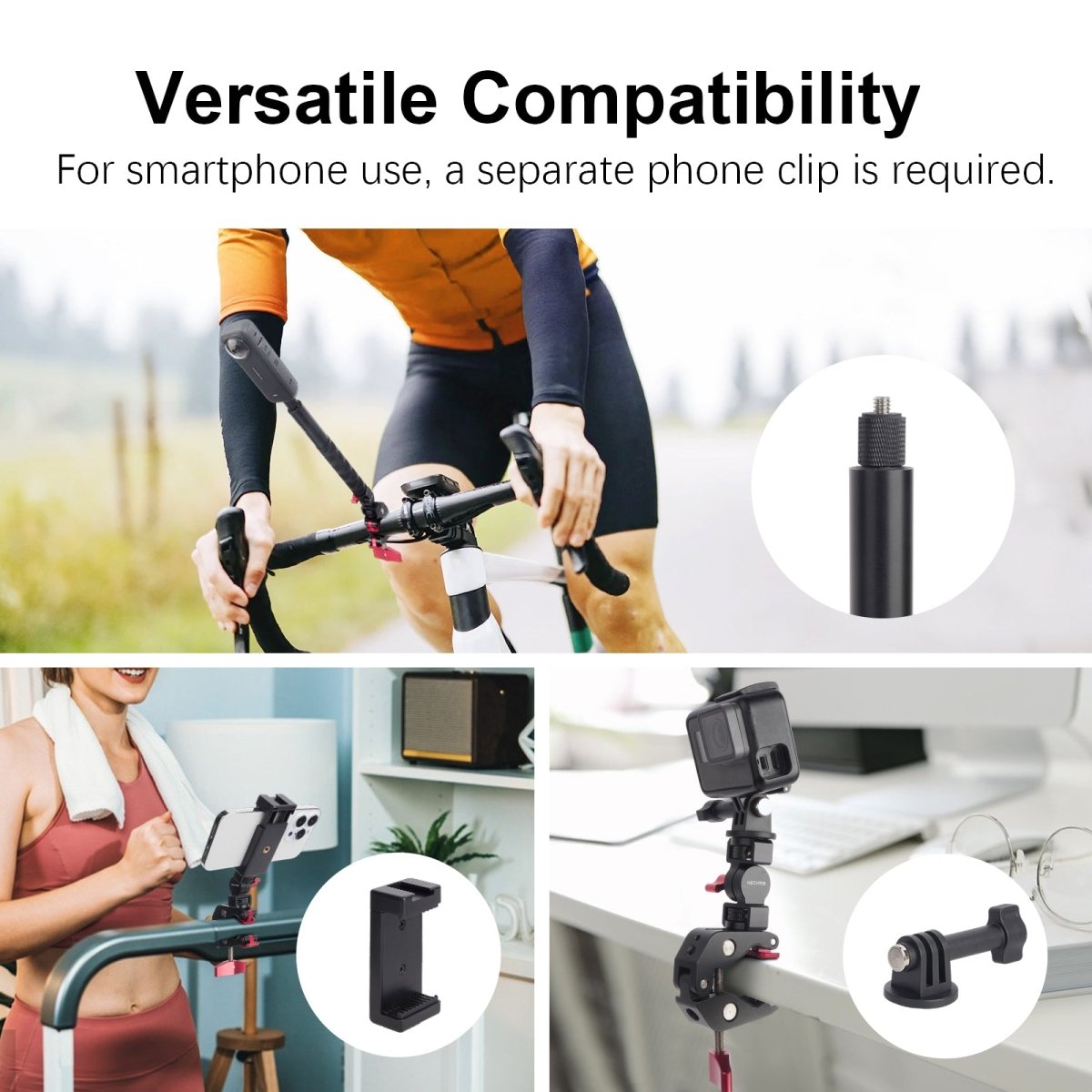Mechrig Heavy - duty Clamp Kit with Selfie Stick - CAME - TV