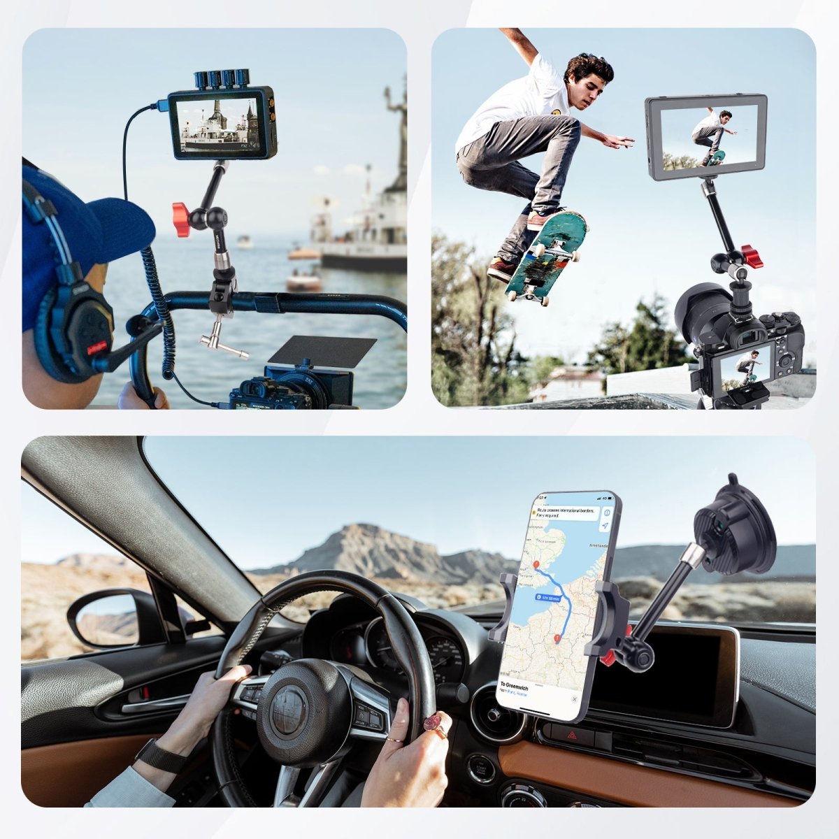 Mechrig Universal 360° Rotation 9" Stainless Steel Magic Arm - CAME - TV