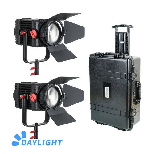 CAME-TV Boltzen MKII 150w Travel Kits Fresnel Focusable LED Daylight 46800 Lux@1m - CAME-TV