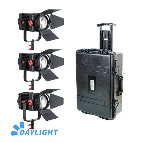 CAME-TV Boltzen MKII 150w Travel Kits Fresnel Focusable LED Daylight 46800 Lux@1m - CAME-TV
