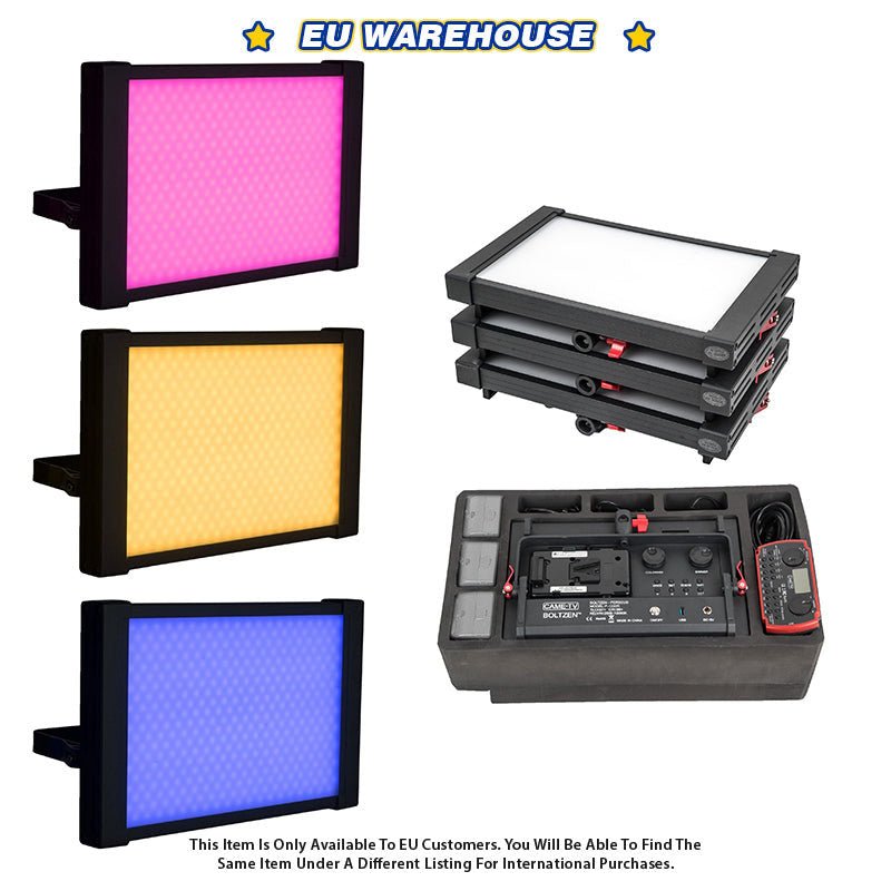 CAME-TV Boltzen Perseus RGBDT 55W SMD Soft Travel Lights That Are Stackable And Ready to Fly - EU Warehouse - CAME-TV