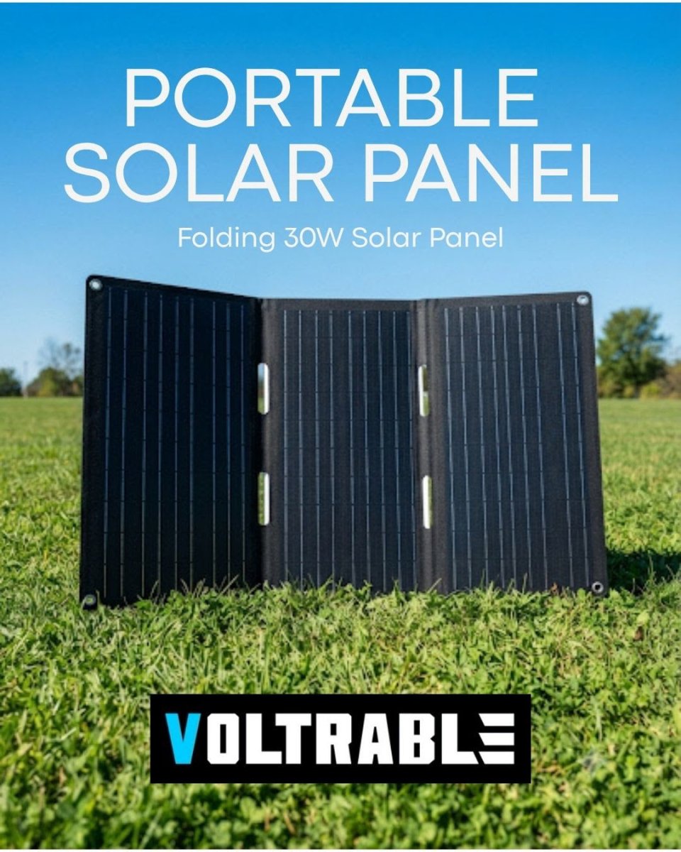 Never Run Out of Power in the Field: The VOLTRABLE 30W Foldable Solar Panel - CAME-TV
