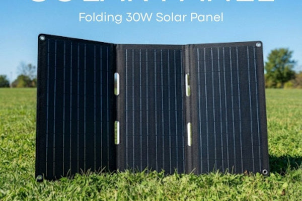 Never Run Out of Power in the Field: The VOLTRABLE 30W Foldable Solar Panel