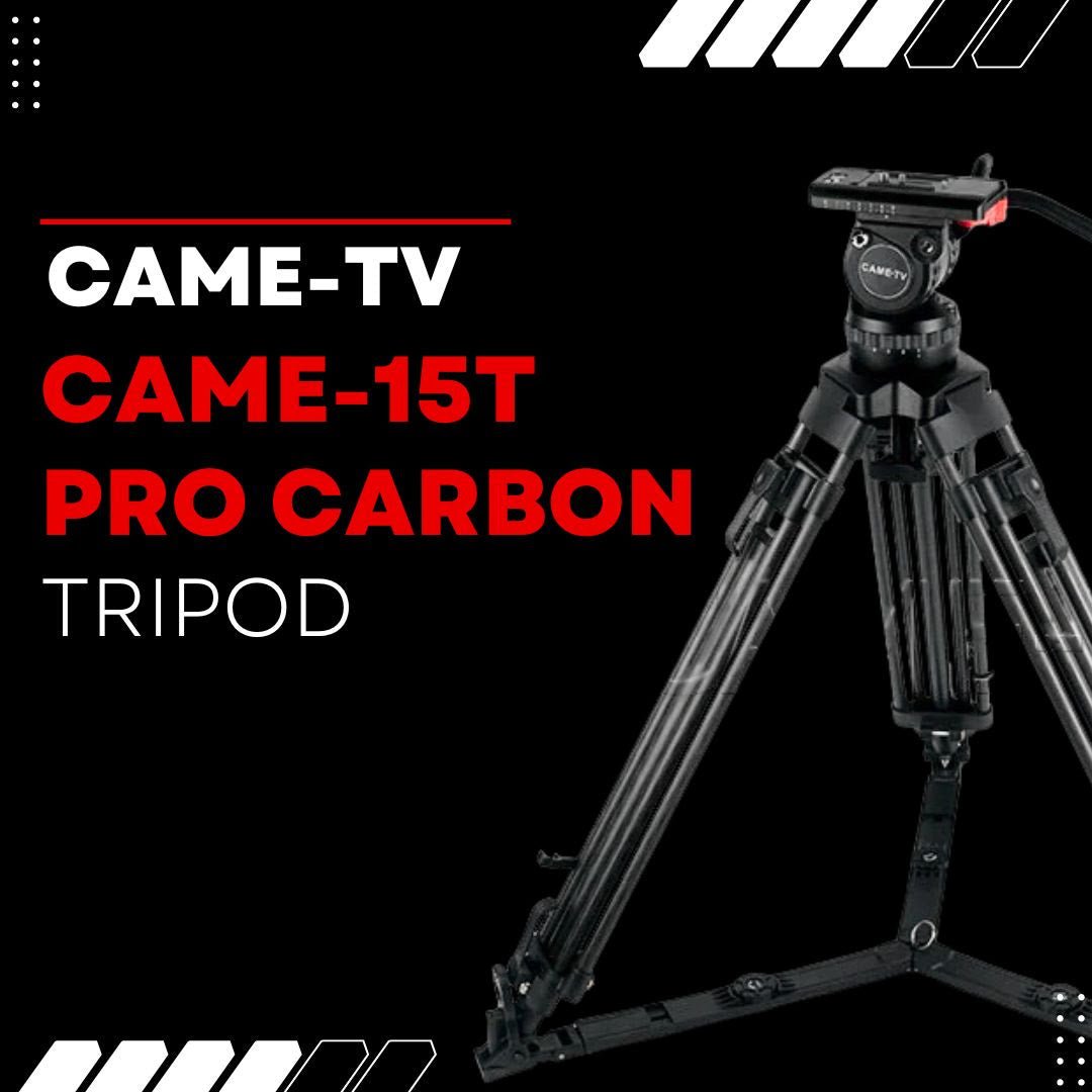 Steady Your Heaviest Rig with the CAME-TV 15T Pro Carbon Tripod! - CAME-TV