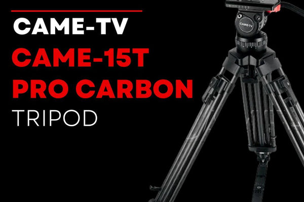 Steady Your Heaviest Rig with the CAME-TV 15T Pro Carbon Tripod!