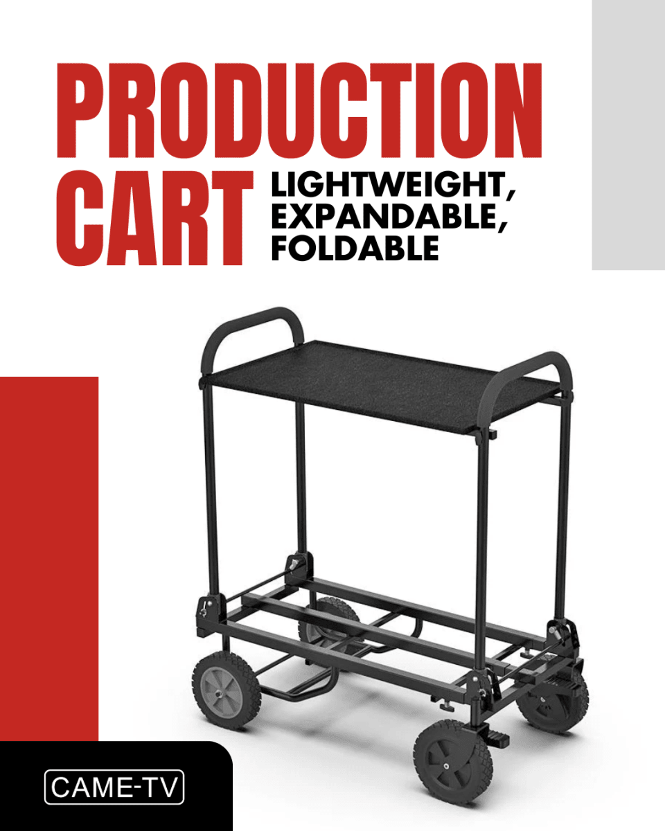 Take Your Workflow Anywhere with the CAME-TV Portable Production Cart! - CAME-TV