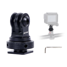 Mechrig Universal Dual-Screw 360° Action Camera Mount with Cold Shoe