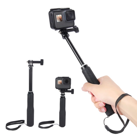 Mechrig 360° Rotatable Telescopic Selfie Stick for GoPro/DJI/Insta360