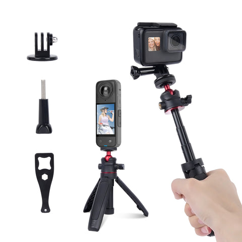 Mechrig Compact 360° Tripod for Action Cameras & Smartphones