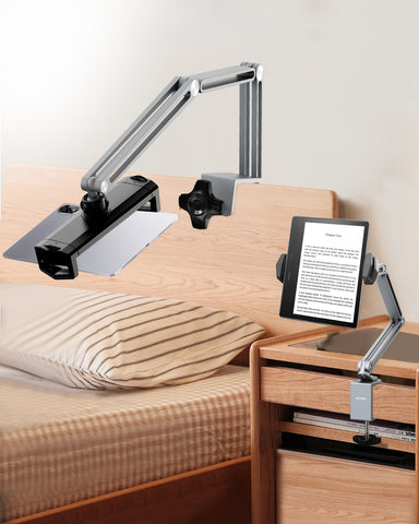 Mechrig Aluminum Arm Rotatable Folding Desktop Stand for Phone Pad