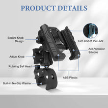 Mechrig Super Clamp Motorcycle Phone Mount with Action Camera Stand