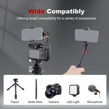 360 Rotation Aluminum Alloy Phone Mount Clamp with Cold Shoe & Arca Plate - Universal Horizontal/Vertical Holder for iPhone Samsung Vlog Live Streaming Camera Accessories - CAME - TV