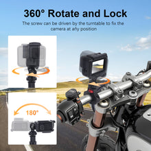 Mechrig Universal Dual-Screw 360° Action Camera Mount with Cold Shoe