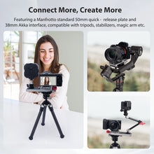 Camera Quick Release System with 38mm Anti-Deflection Arca-type and 50mm Manfrotto-Type QR Plate for DJI Ronin-S, DJI RS2, DJI RSC2