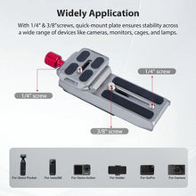 Camera Quick Release System with 38mm Anti-Deflection Arca-type and 50mm Manfrotto-Type QR Plate for DJI Ronin-S, DJI RS2, DJI RSC2