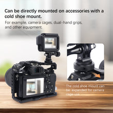 Mechrig Universal Dual-Screw 360° Action Camera Mount with Cold Shoe