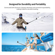 7 - Section Retractable Selfie Stick Kit with Gopro Mount, 1/4