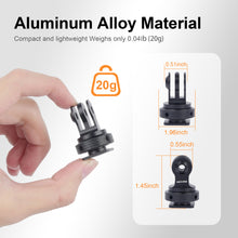 Mechrig Universal Dual-Screw 360° Action Camera Mount with Cold Shoe