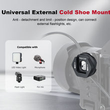 Mechrig Cable Clamp with Cold Shoe Mount for Cables Diameter 2-5mm