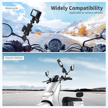 Mechrig Dual Ball Head Motorcycle Mirror Anti-theft Action Camera Mount