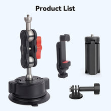 Mechrig Suction Cup Mount Kit with Mini Phone Tripod
