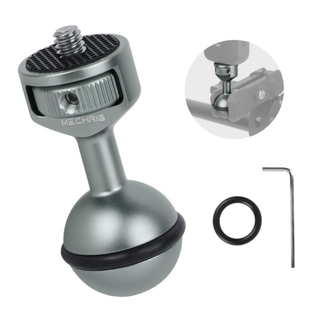 Mechrig Titanium Ball Mount with 1/4