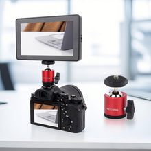Mechrig Tripod Ball Head Base with 1/4 Screw 360° Rotation Aluminum Alloy with Positioning Hole