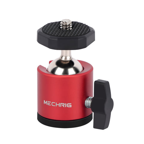 Mechrig Tripod Ball Head Base with 1/4 Screw 360° Rotation Aluminum Alloy with Positioning Hole