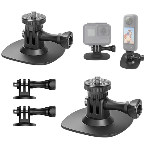 Mechrig Ultra-Strong Adhesive Action Camera Mount Flexible Adapter For Pocket 3 Insta360 GoPro Osmo Action