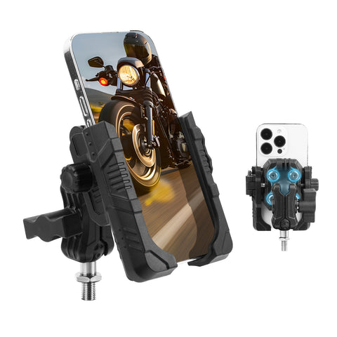 Mechrig Universal M10 Thread Motorcycle Phone Mount with Action Camera Stand