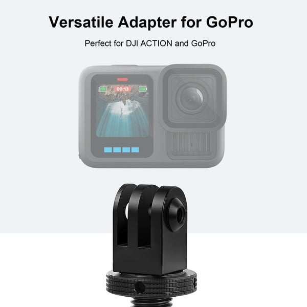 GoPro Adapter NICEYRIG Hot Shoe Mount Adapter For GoPro & Action ...