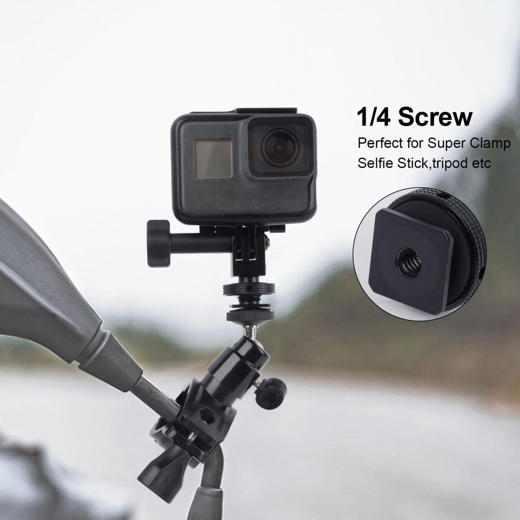 Sea Frogs Aluminium Cold Shoe Adapter - 1/4" Stativgewinde Für GoPro & Action Kameras