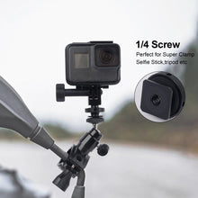 Action Camera Cold Shoe Mount Adapter Compatible with GoPro Accessories Go Pro DJI Insta360 AKASO, Metal 1/4