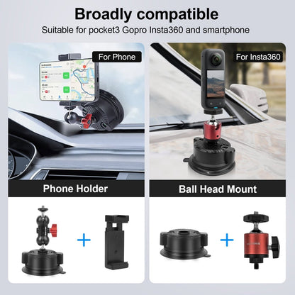 All - in - One Suction Cup Mount: Versatile, Rotatable & Secure for Every Device - CAME - TV
