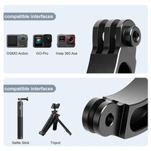 Aluminum Alloy Curved Extension Arm Mount Helmet Mount for GoPro Hero 12/11/10/9/8/7/6/5 Black, DJI Osmo Action Cameras - CAME - TV