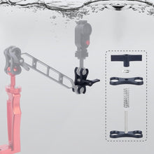 Butterfly Clip Mount with Dual Ball Heads - CNC Aluminum Alloy Spring - Loaded Open Clamp for Insta360/Gopr0 Cameras, LED Lights, Microphones - CAME - TV