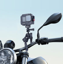 Butterfly Clip Mount with Dual Ball Heads - CNC Aluminum Alloy Spring - Loaded Open Clamp for Insta360/Gopr0 Cameras, LED Lights, Microphones - CAME - TV