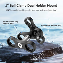 Butterfly Clip with Dual 1/4