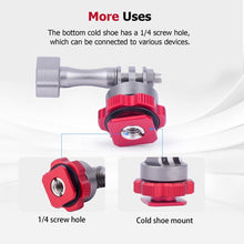 CAME - TV 360° Adjustable Multi - Mount Hot Shoe Adapter for GoPro - Titanium - CAME - TV