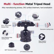 CAME - TV 360° Aluminum Panoramic Ball Head with Arca - Swiss Plate - CAME - TV