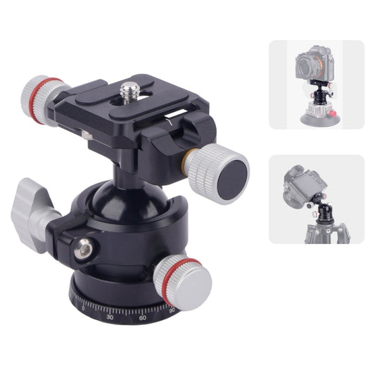 CAME - TV 360° Aluminum Panoramic Ball Head with Arca - Swiss Plate - CAME - TV