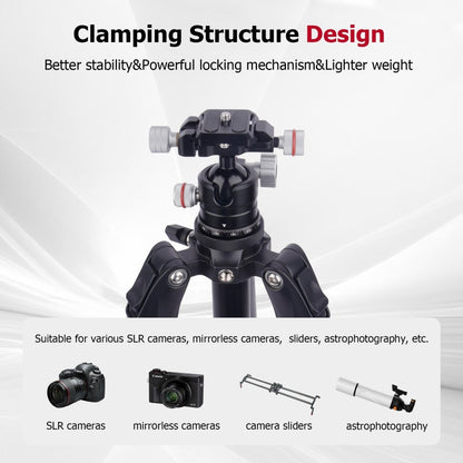 CAME - TV 360° Aluminum Panoramic Ball Head with Arca - Swiss Plate - CAME - TV