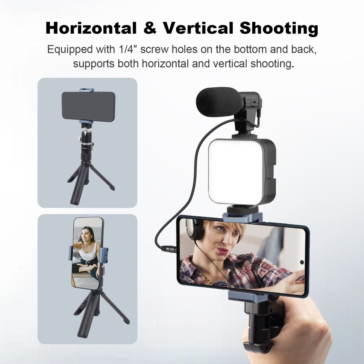 CAME - TV Aluminum Alloy Adjustable Phone Clamp with Positioning Holes - CAME - TV