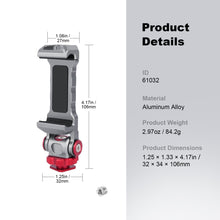 CAME - TV Aluminum Universal Tripod Phone Adapter Holder with Cold Shoe Mount - CAME - TV